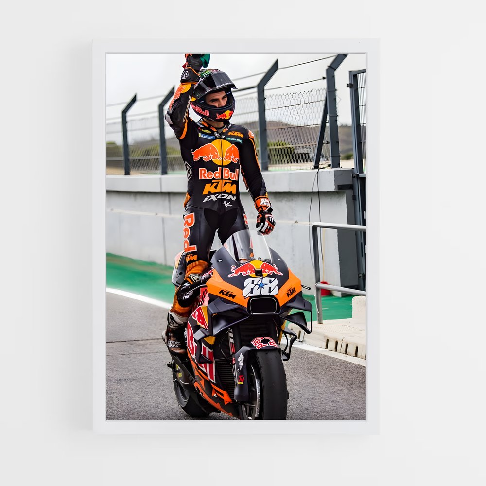 Poster MotoGP RC spectaculaire – affiche KTM Moto (vue 3)